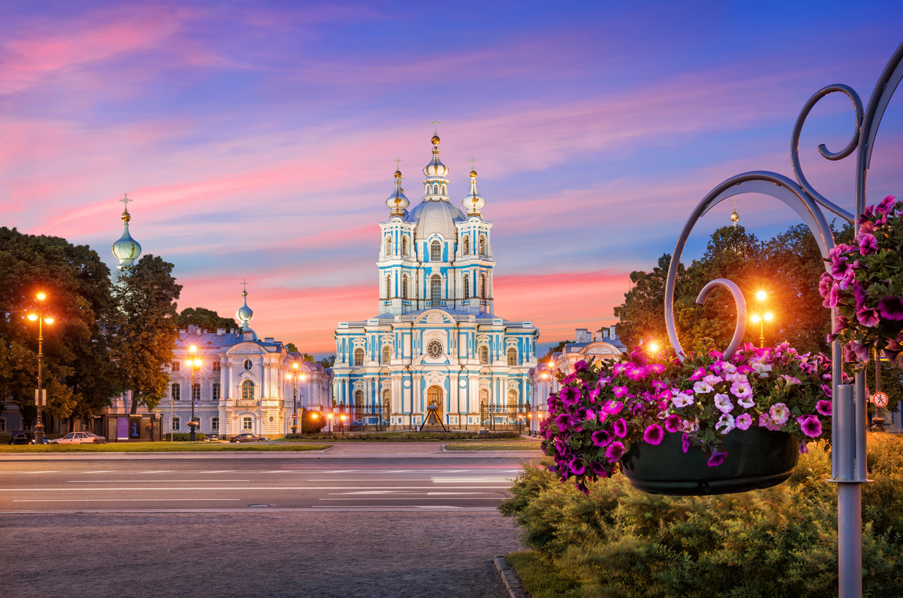 Smolny Cathedral in St Petersburg